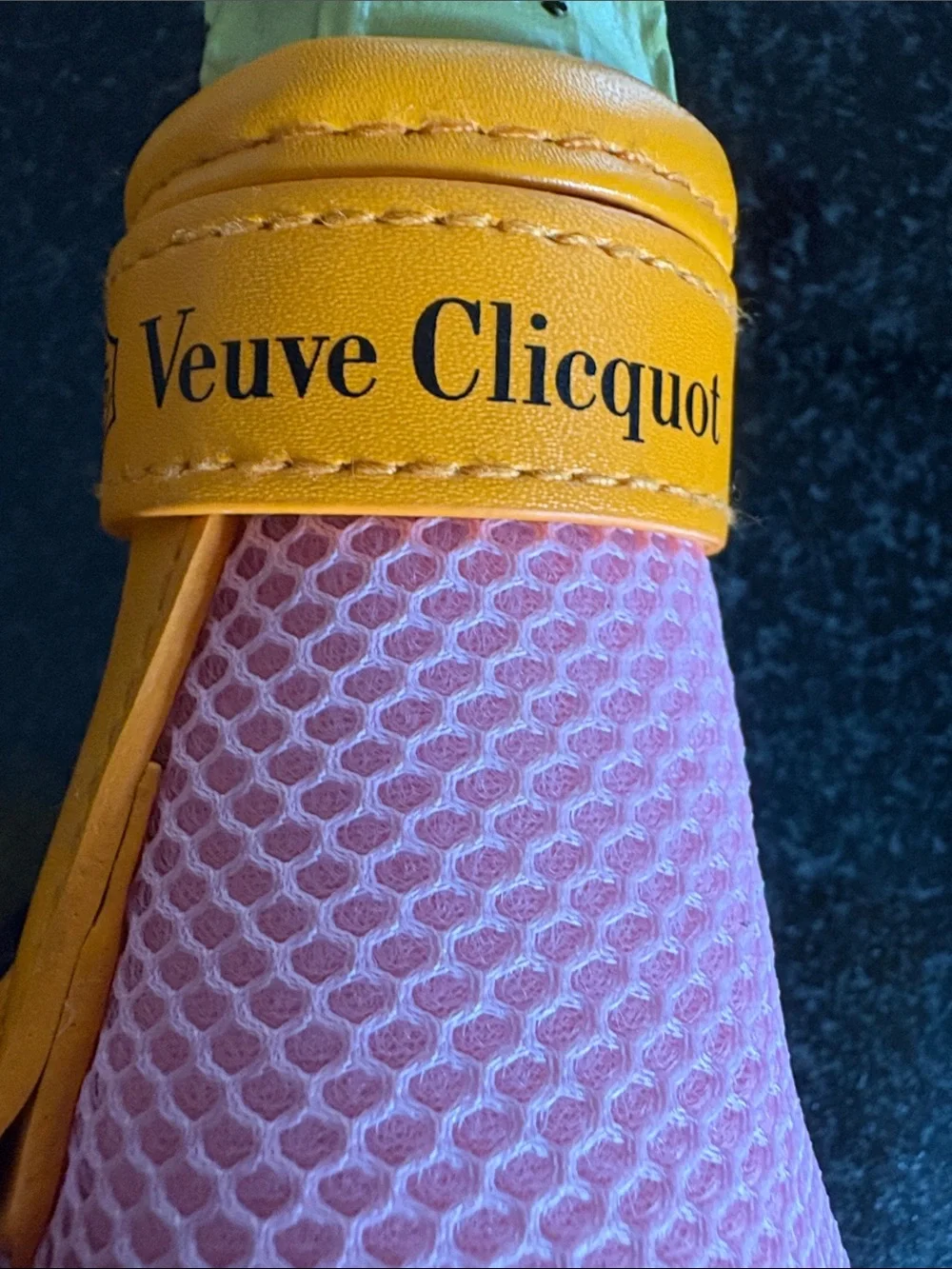 Veuve Clicquot Rosé Pink & Yellow Champagne Bottle Cooler
